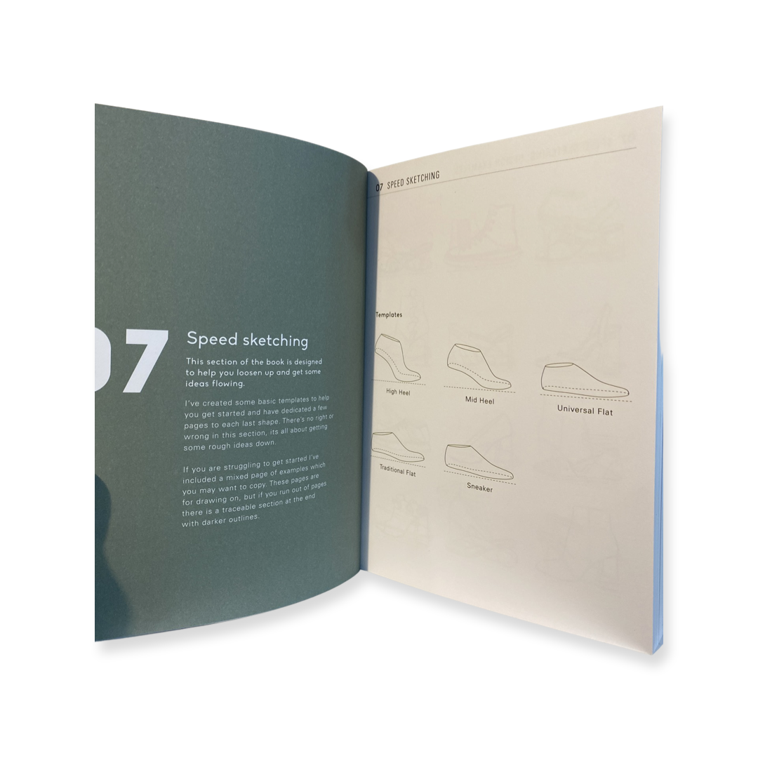 I CAN MAKE SHOES – SHOE DESIGN SKETCHBOOK - A5 BOOK