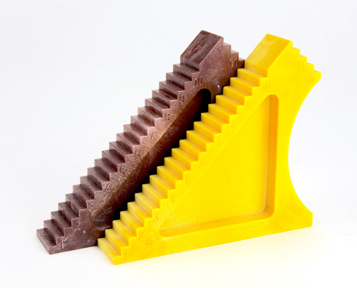 Heel Height Measuring Steps (yellow)