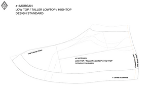 DOWNLOADABLE SNEAKER PATTERN TEMPLATE FOR MORGAN LASTS (PDF)