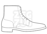 Pattern Set for a Derby Boot (Pre-cut)