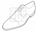 Pattern Set for a Derby Shoe (Pre-cut)