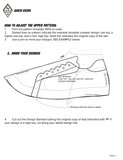 Instructions for Morgan Sneaker Template