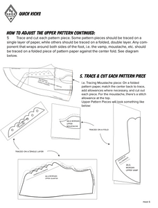 Instructions for Morgan Sneaker Template