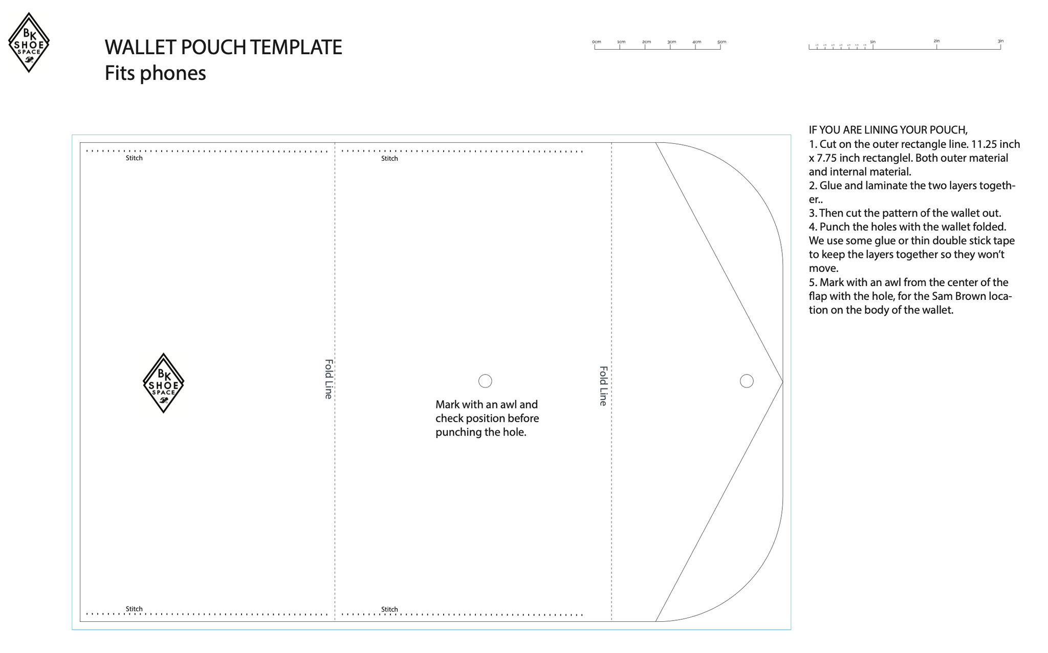 PDF Template Long Wallet